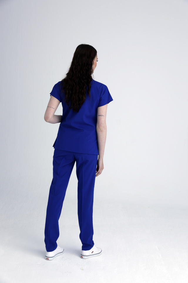 Scrubs | Saks Mavi | Alt & Üst Üniforma Takımı | Balform