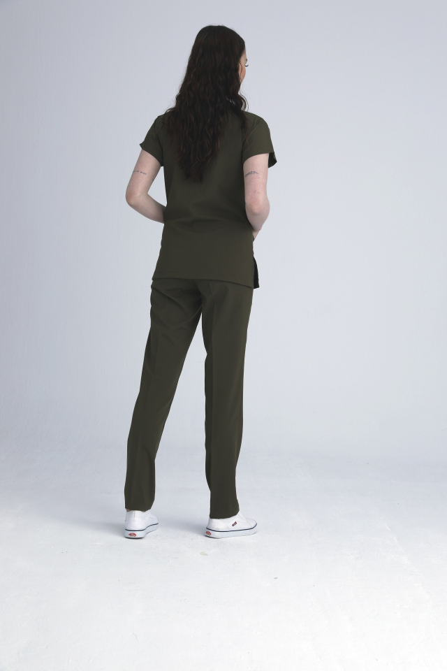 Scrubs | Haki Yeşili | Alt & Üst Üniforma Takımı | Balform