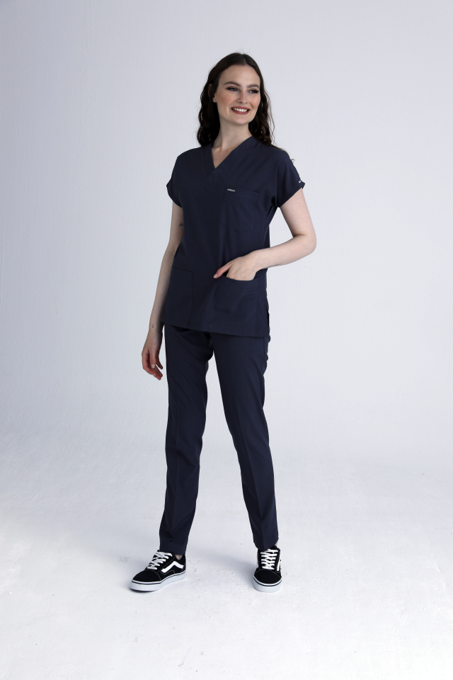 Scrubs | Lacivert | Alt & Üst Üniforma Takımı | Balform