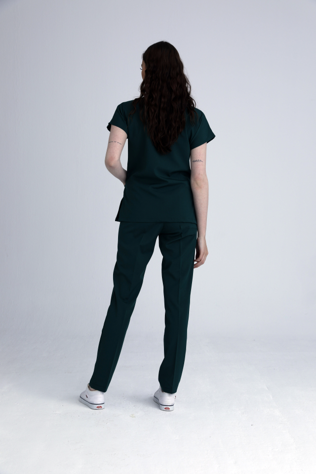 Scrubs | Ördek Başı Yeşili | Alt & Üst Üniforma Takımı | Balform